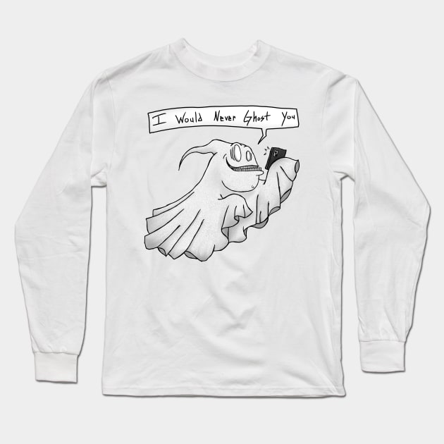 Ghosted Long Sleeve T-Shirt by TheDoodleDream